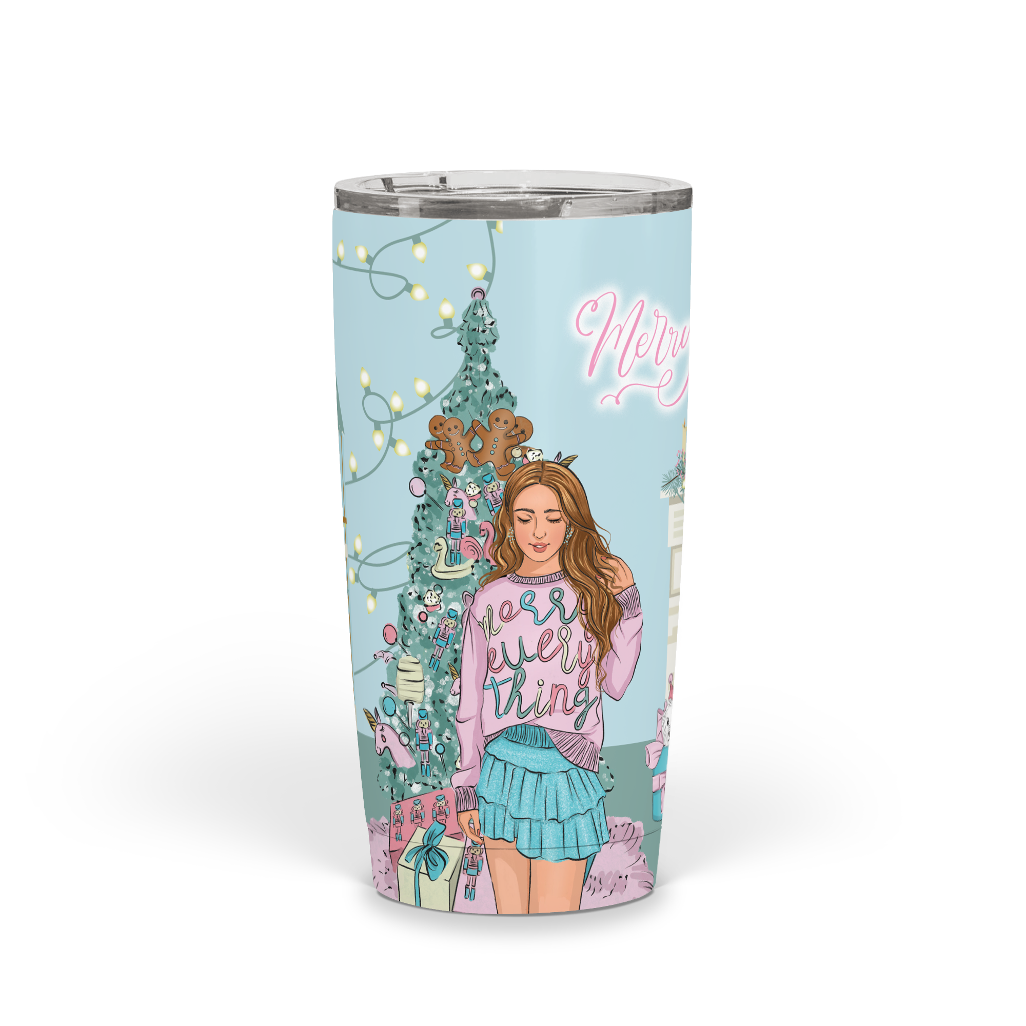 Shop Rongrong Merry and Bright Coffee Tumbler