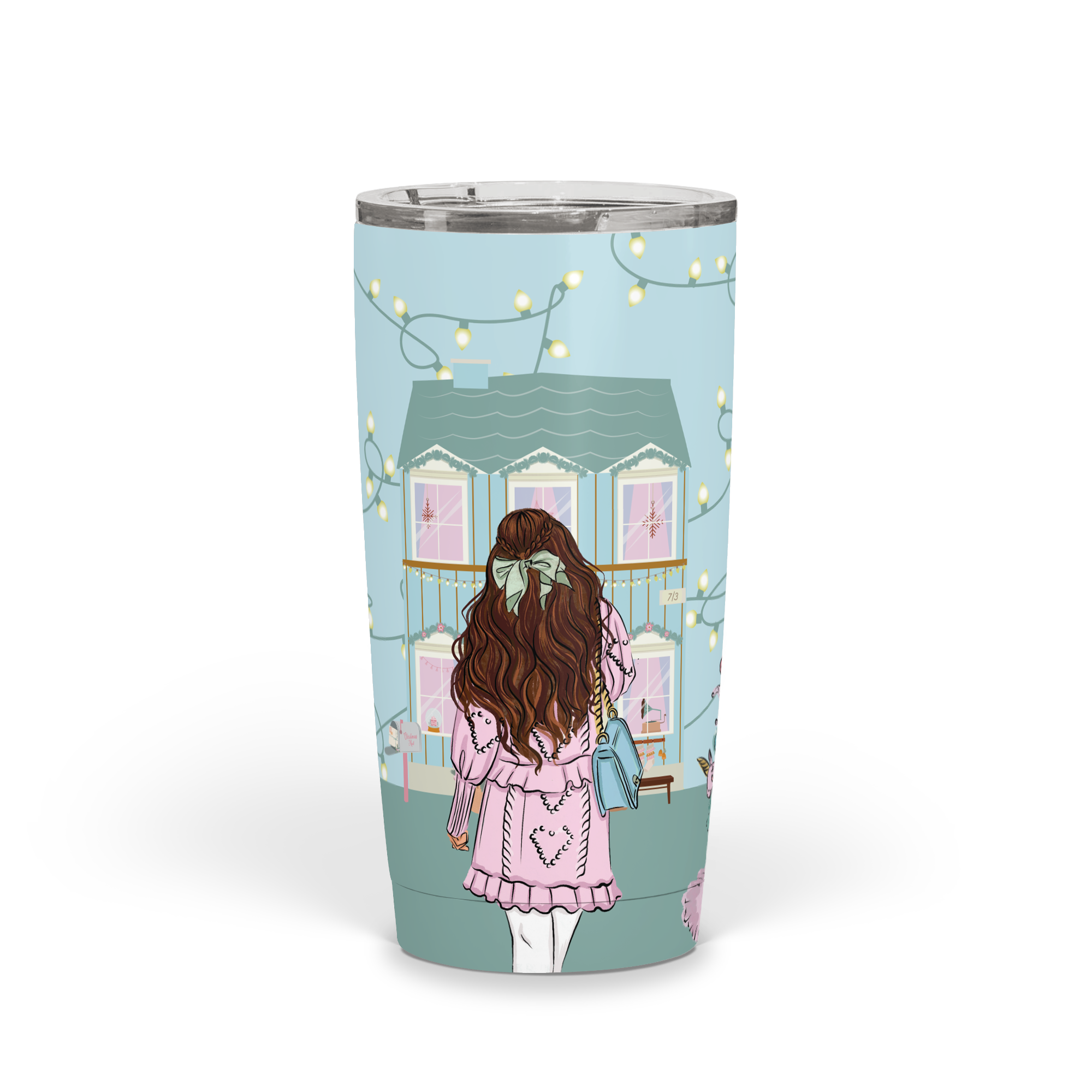 Shop Rongrong Merry and Bright Coffee Tumbler christmas gift idea