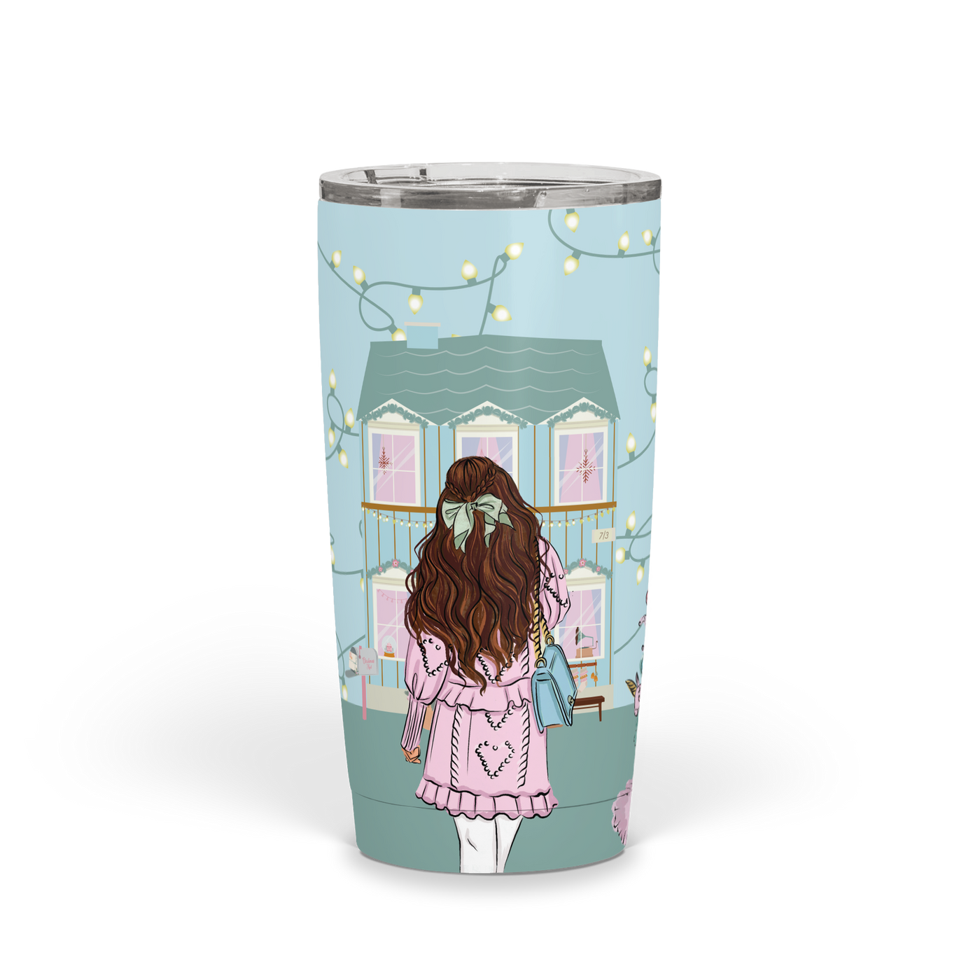 Shop Rongrong Merry and Bright Coffee Tumbler christmas gift idea