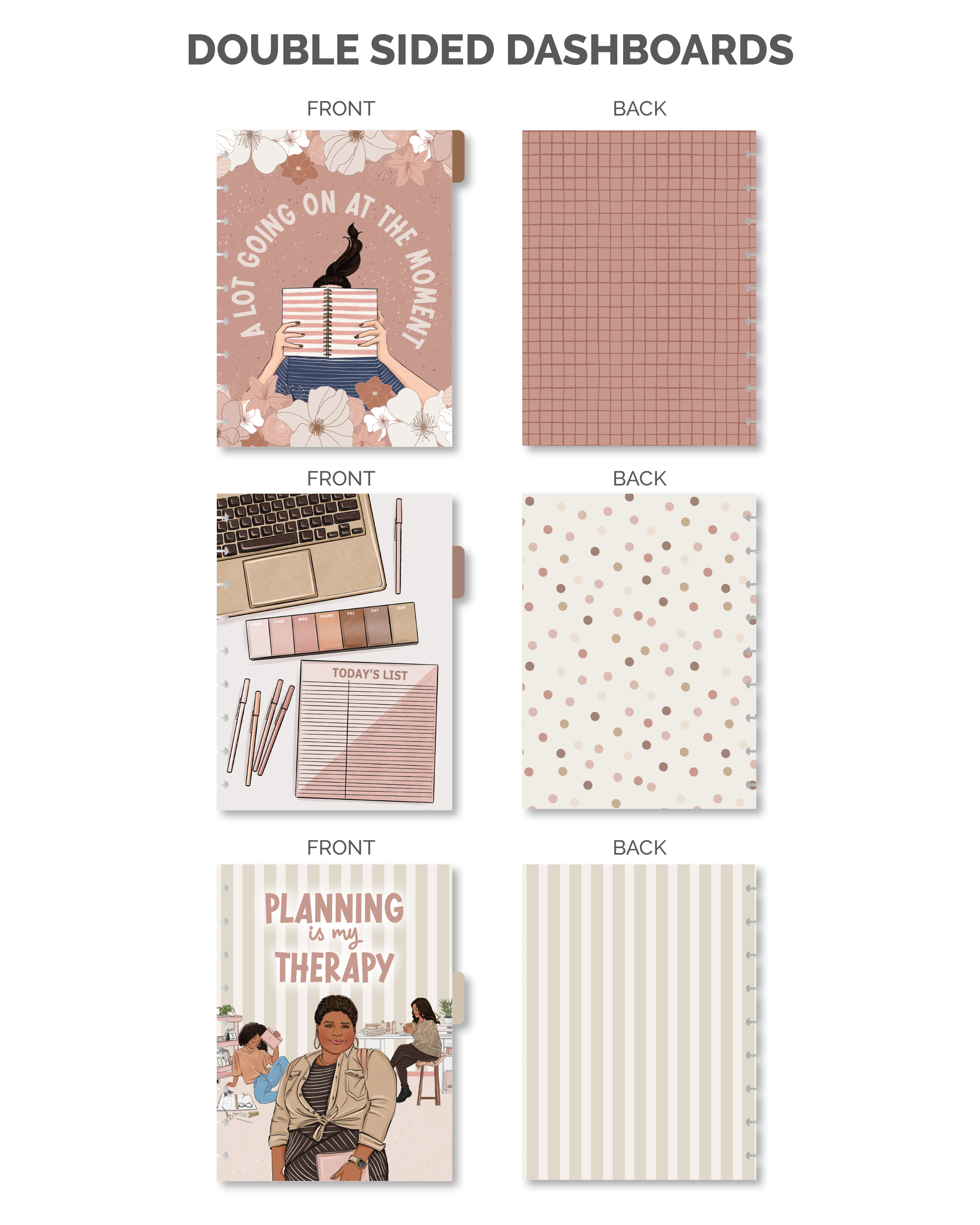 Shop Rongrong Planner Babe Planner Cover + Dashboards