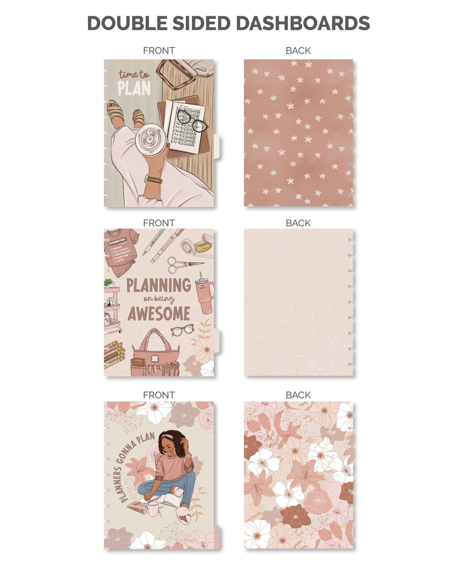 Shop Rongrong Planner Babe Planner Cover + Dashboards