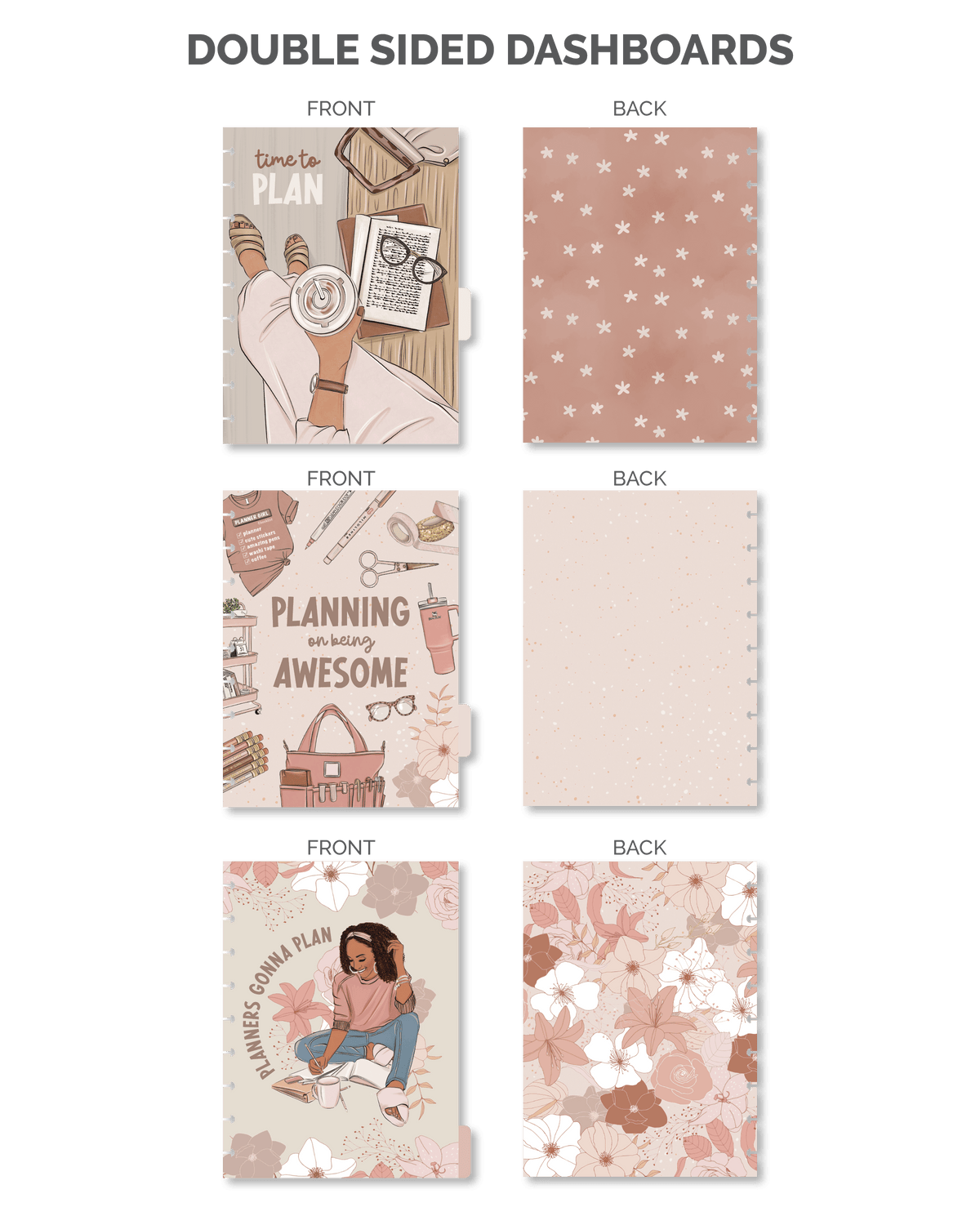 Shop Rongrong Planner Babe Planner Cover + Dashboards