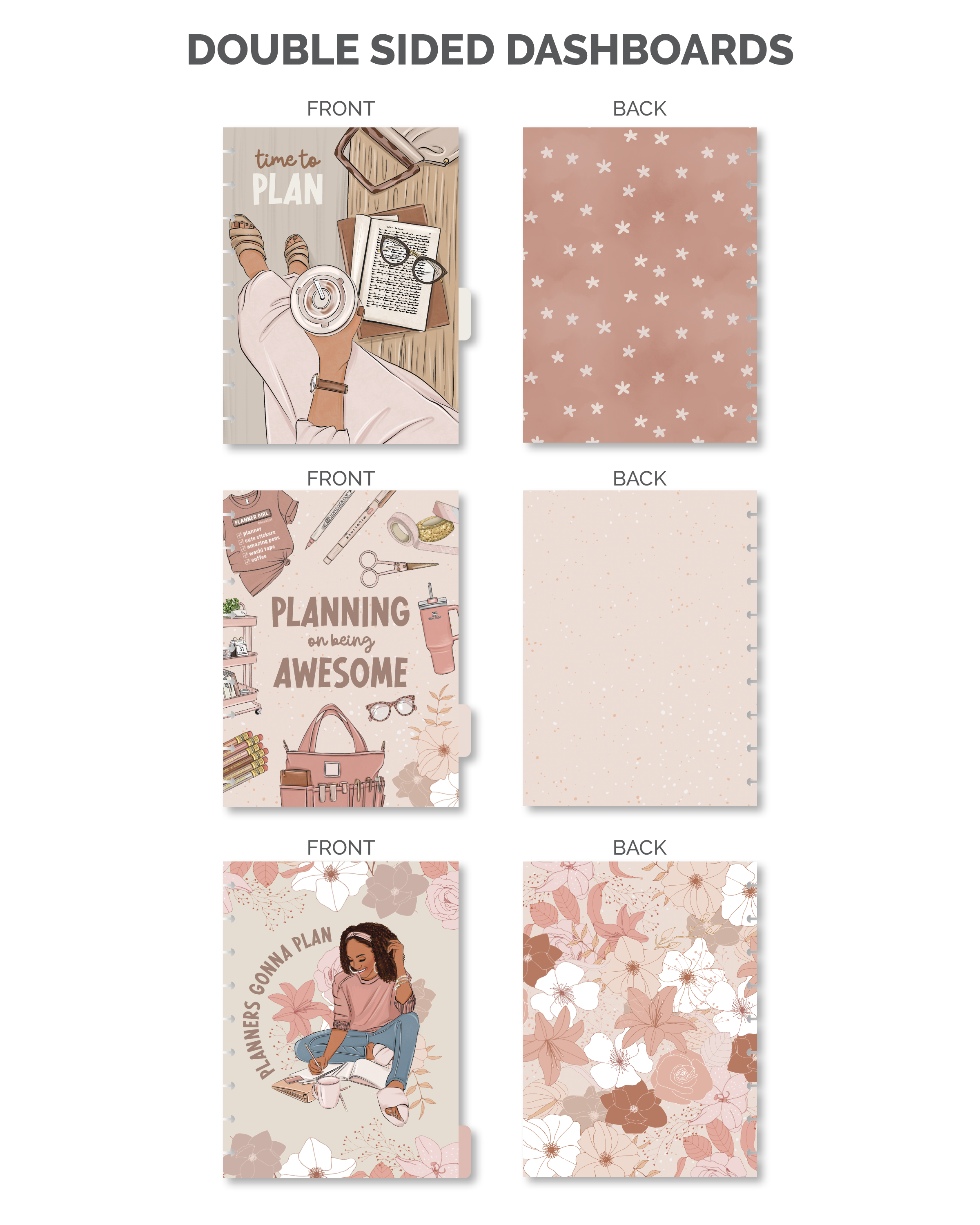 Shop Rongrong Planner Babe Planner Cover + Dashboards