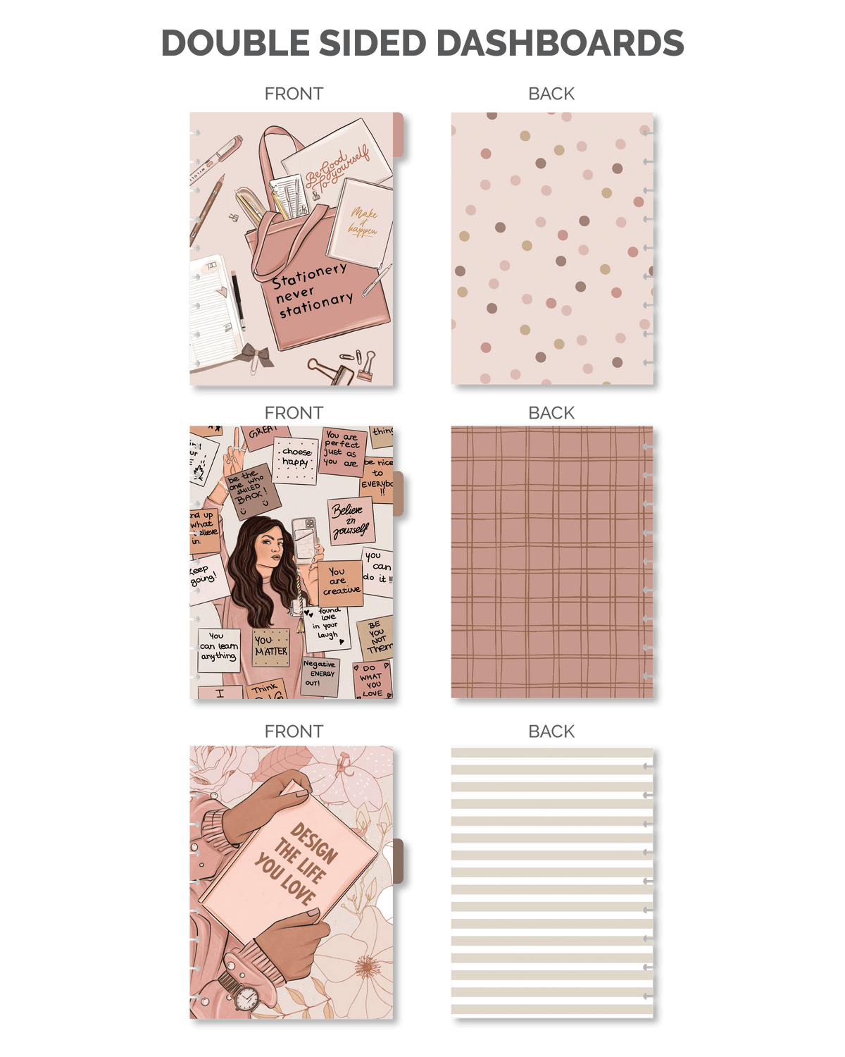 Shop Rongrong Planner Babe Planner Cover + Dashboards