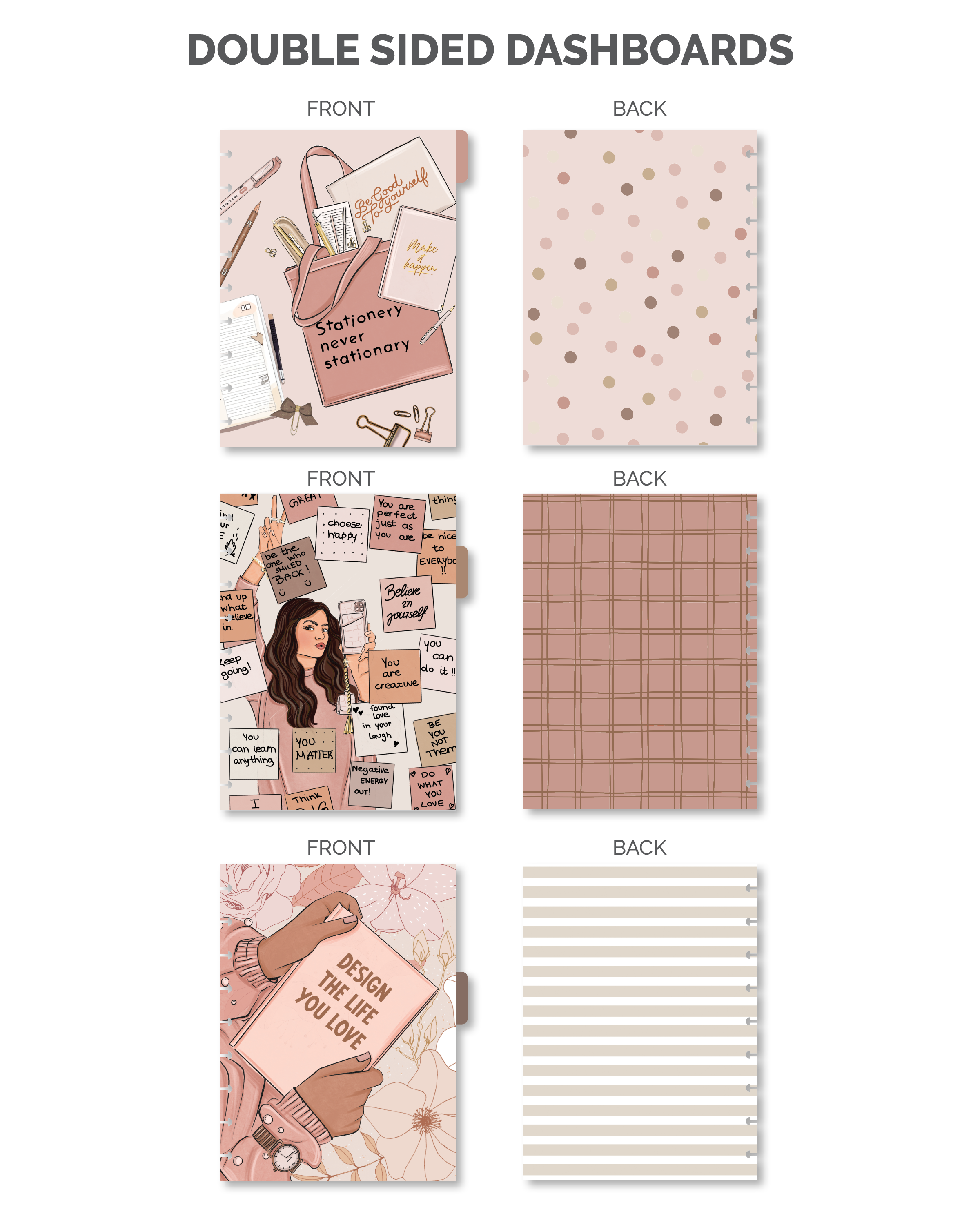 Shop Rongrong Planner Babe Planner Cover + Dashboards