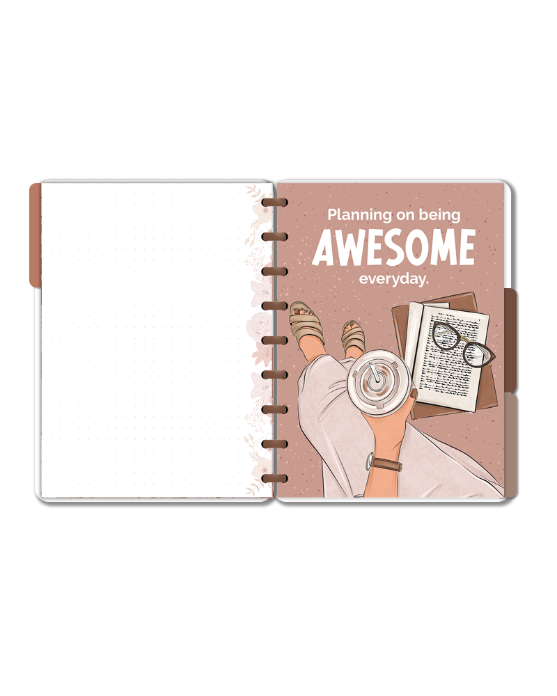 Shop Rongrong Planning On Being Awesome Discbound Notebook for Planners