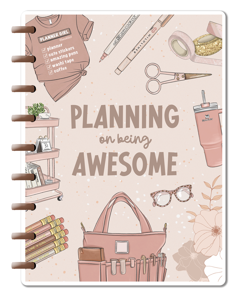 Shop Rongrong Planning On Being Awesome Discbound Notebook