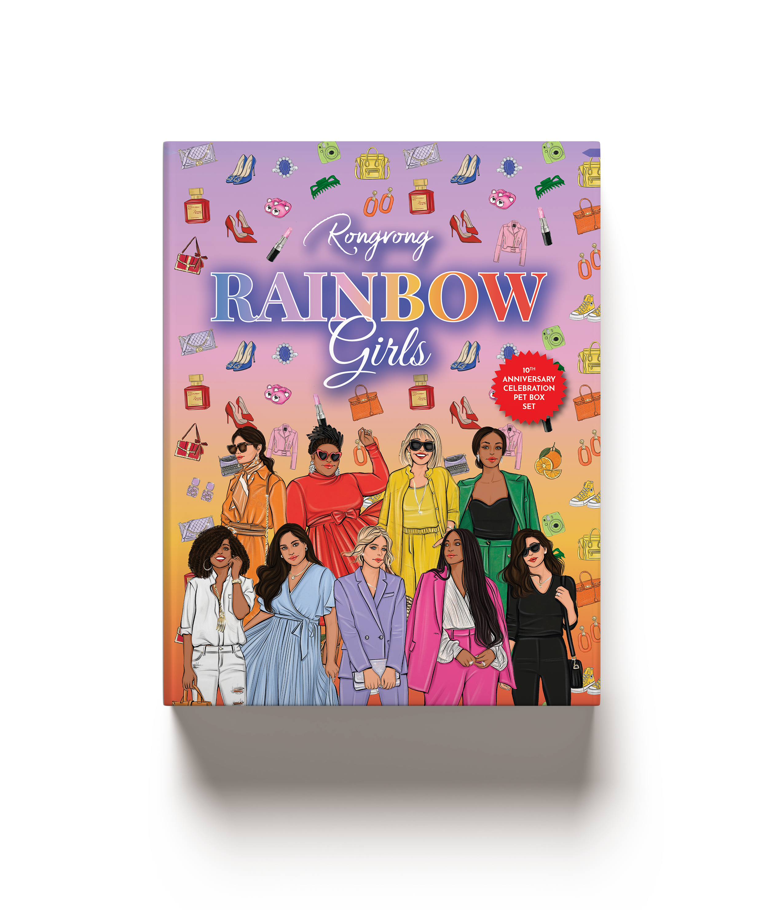 Shop Rongrong Rainbow Girls PET Tape Box