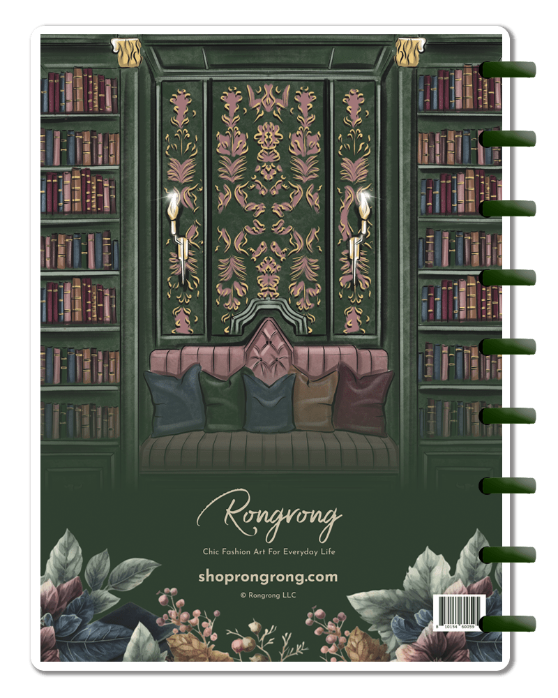 Shop Rongrong Dark Accademia All Booked Up Journal - Girls