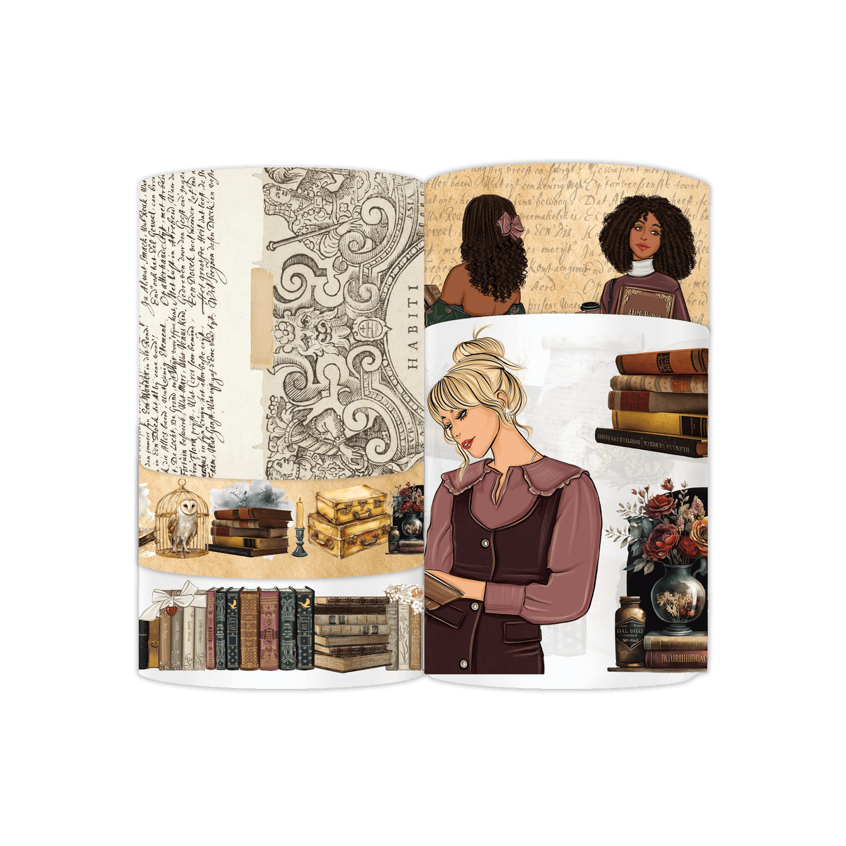 Shop Rongrong Bookworm 6 PET + Washi Box Set
