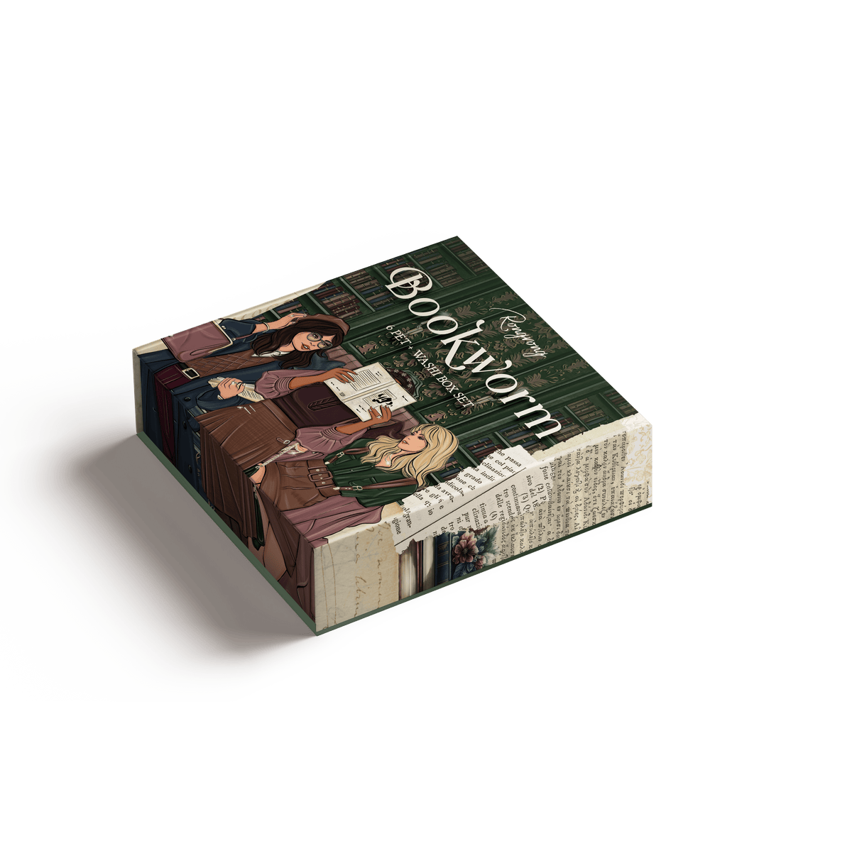 Shop Rongrong Bookworm 6 PET + Washi Box Set