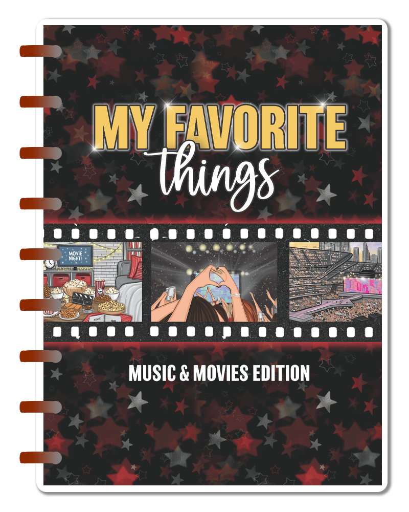 My Favorite Things Music & Movies Edition Journal