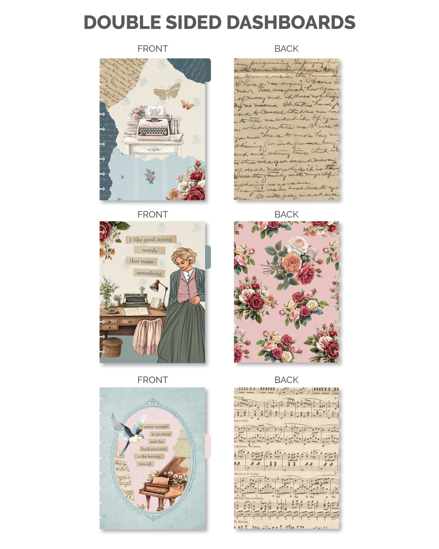 little women planner divider
