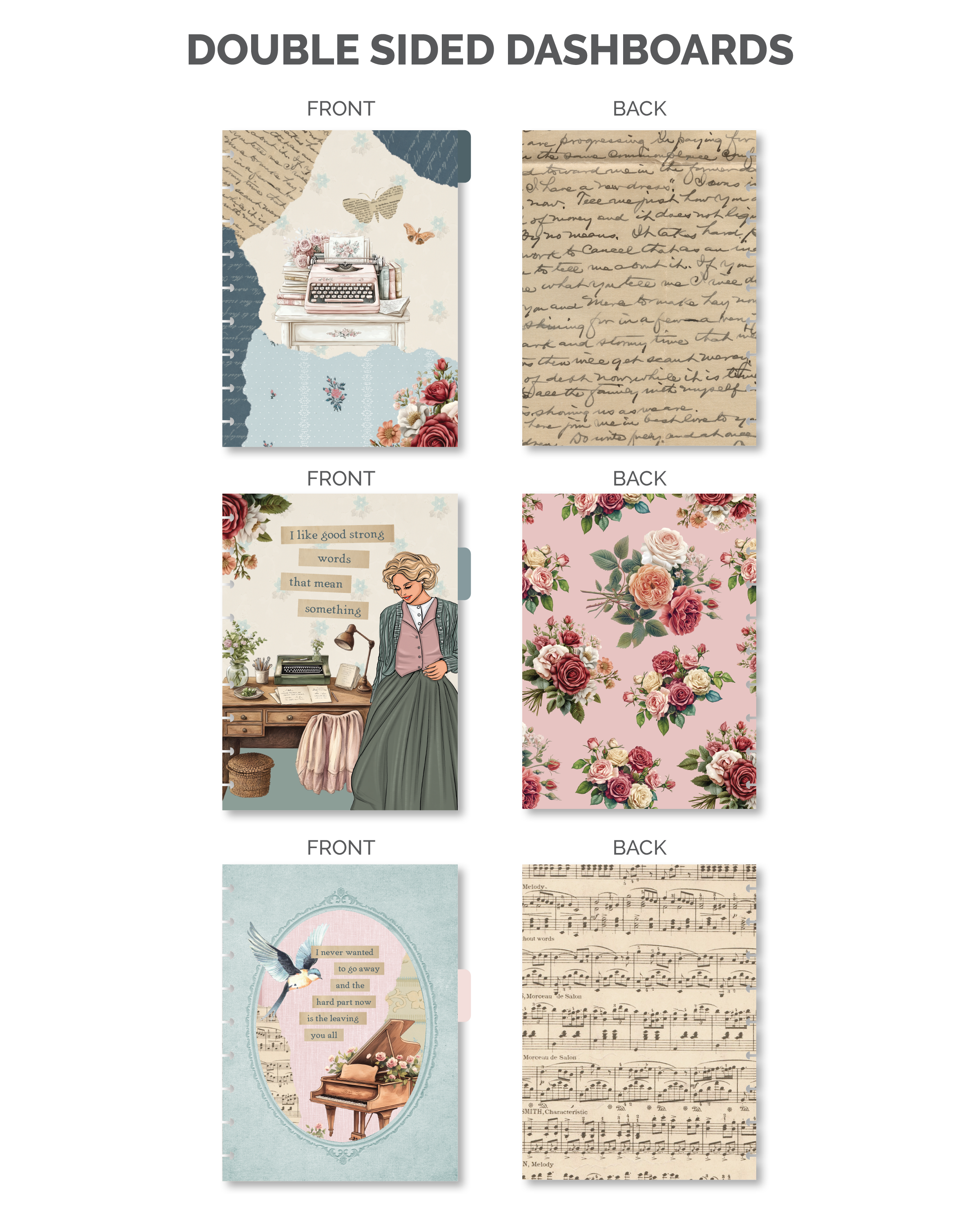 little women planner divider
