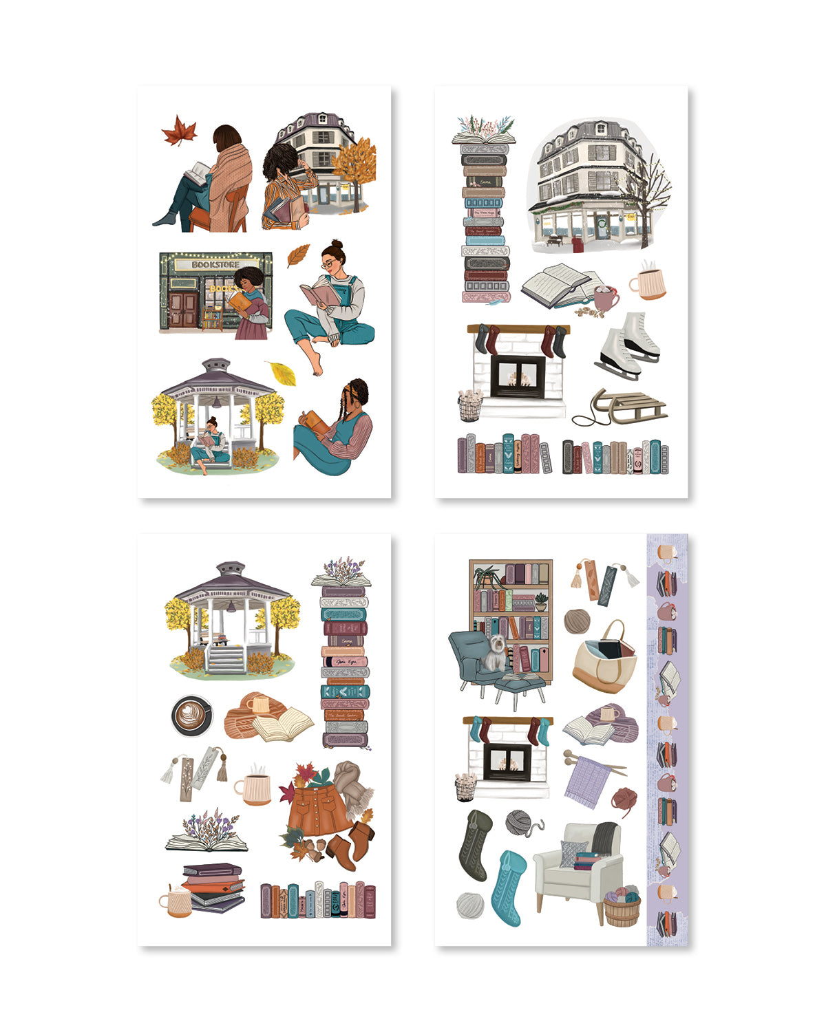 Shop Rongrong Bookwrom NO. 2 Digital Planner Sticker Pack [DIGITAL DOWNLOAD] Premium Stickers