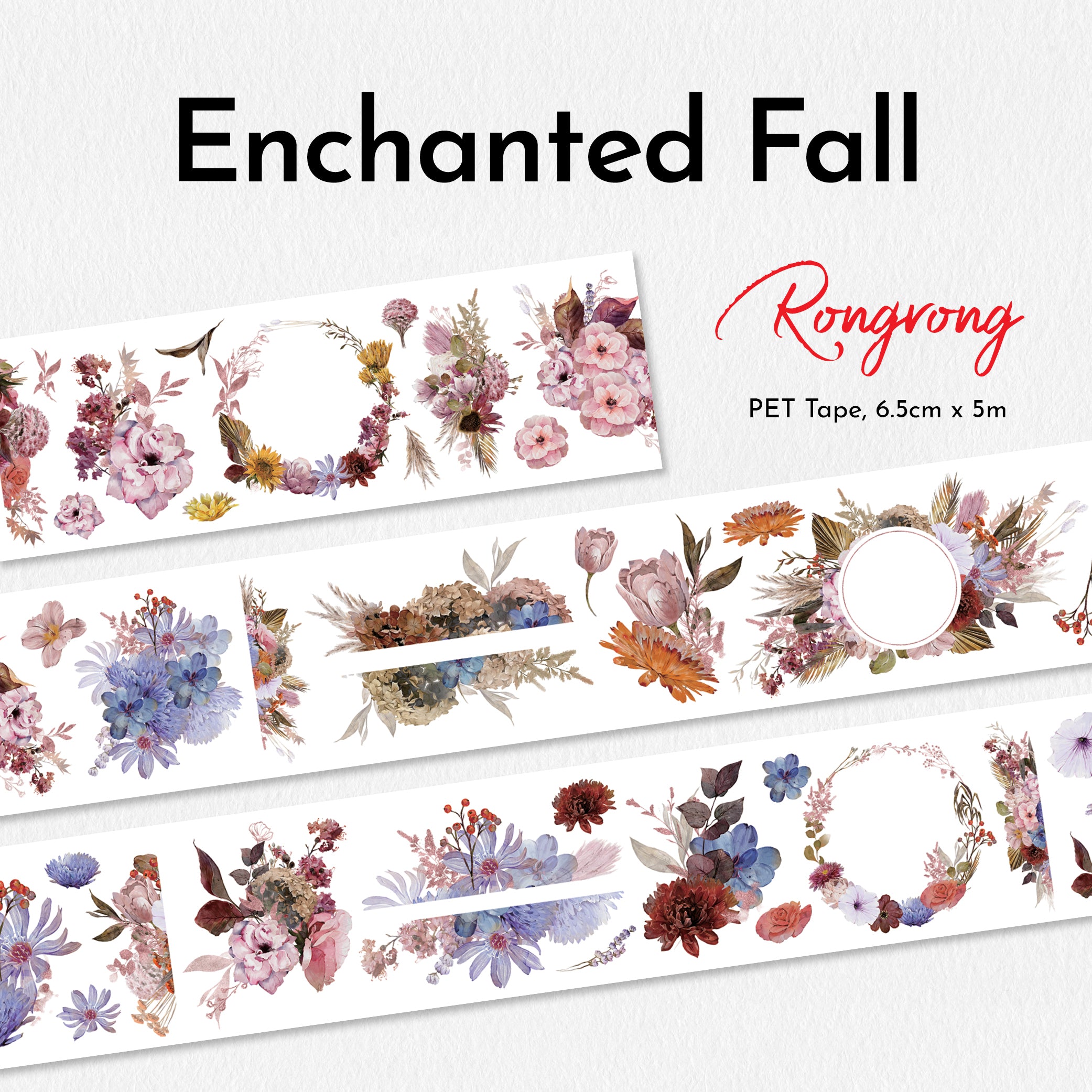 Shop Rongrong Enchanted Fall PET Tape Flat Lay