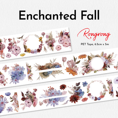 Shop Rongrong Enchanted Fall PET Tape Flat Lay