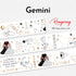 Shop Rongrong Zodiac Collection Gemini PET Tape Flat Lay