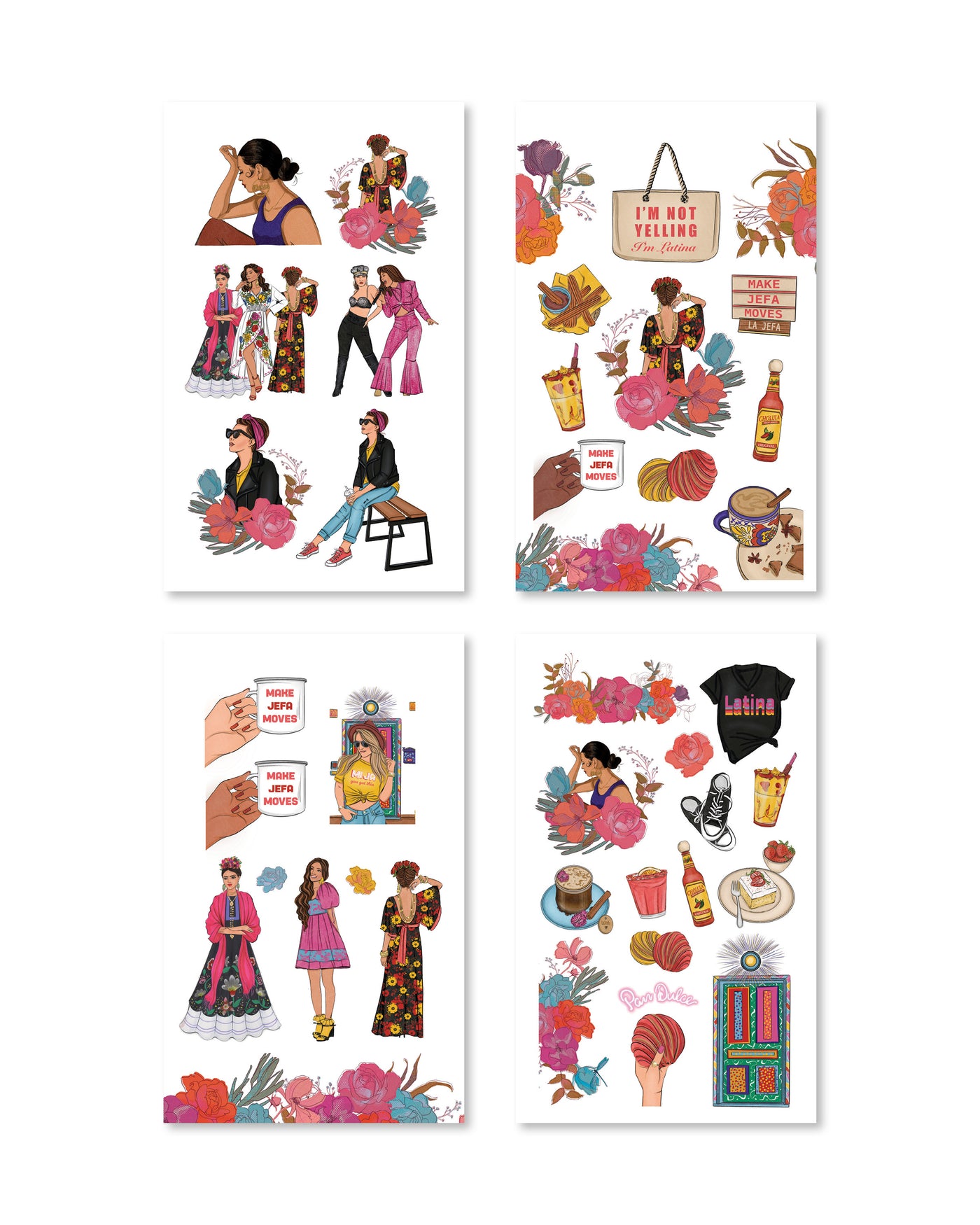 Shop Rongrong Latina Sticker Book Fall Collection