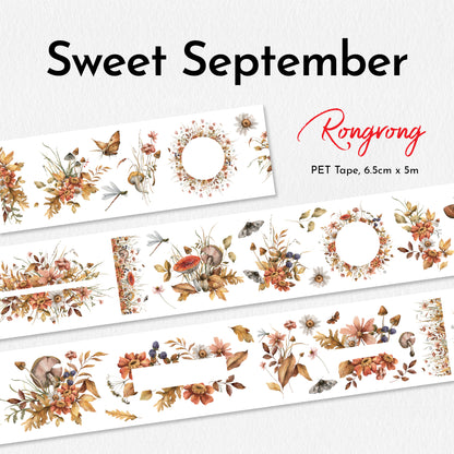 Shop Rongrong Sweet September PET Tape Flat Lay