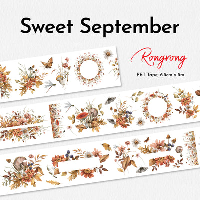 Shop Rongrong Sweet September PET Tape Flat Lay