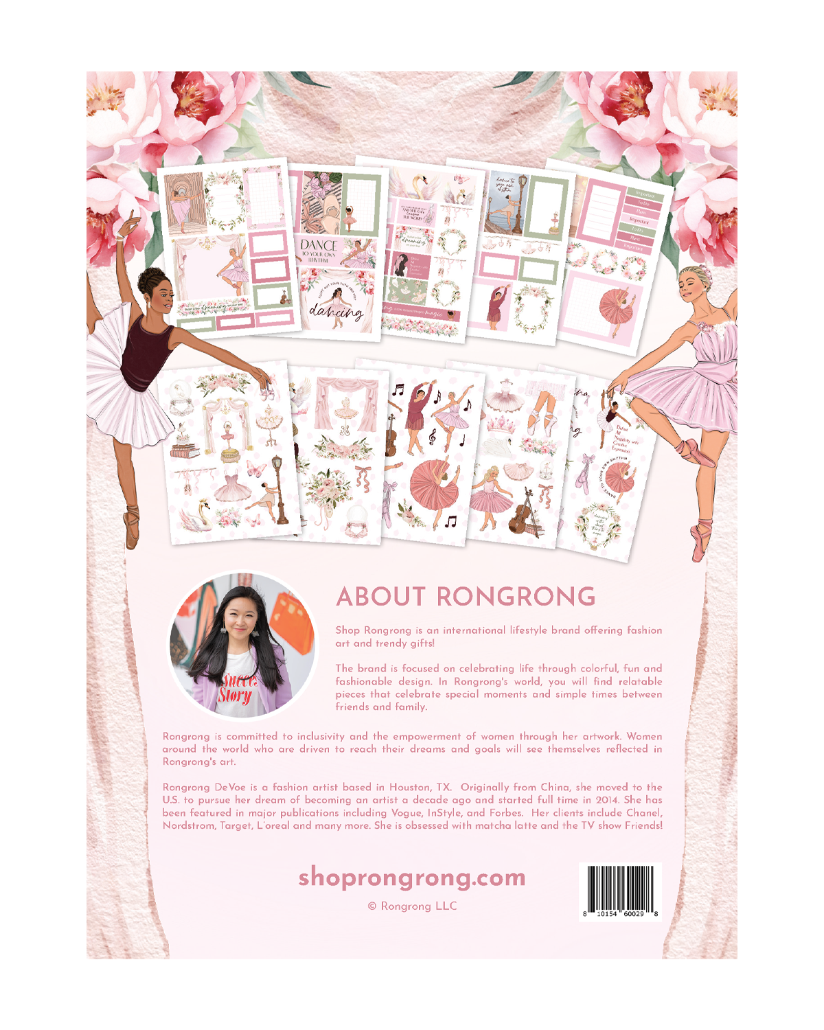 Shop Rongrong Ballerina Sticker Pack
