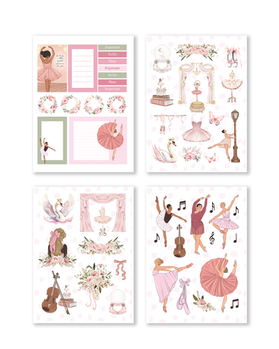 Shop Rongrong Ballerina Sticker Pack for Journal