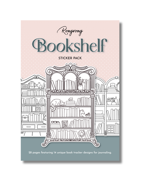 All Bookshelves Sticker Pack for Planners & Journals | Book Lover Stickers