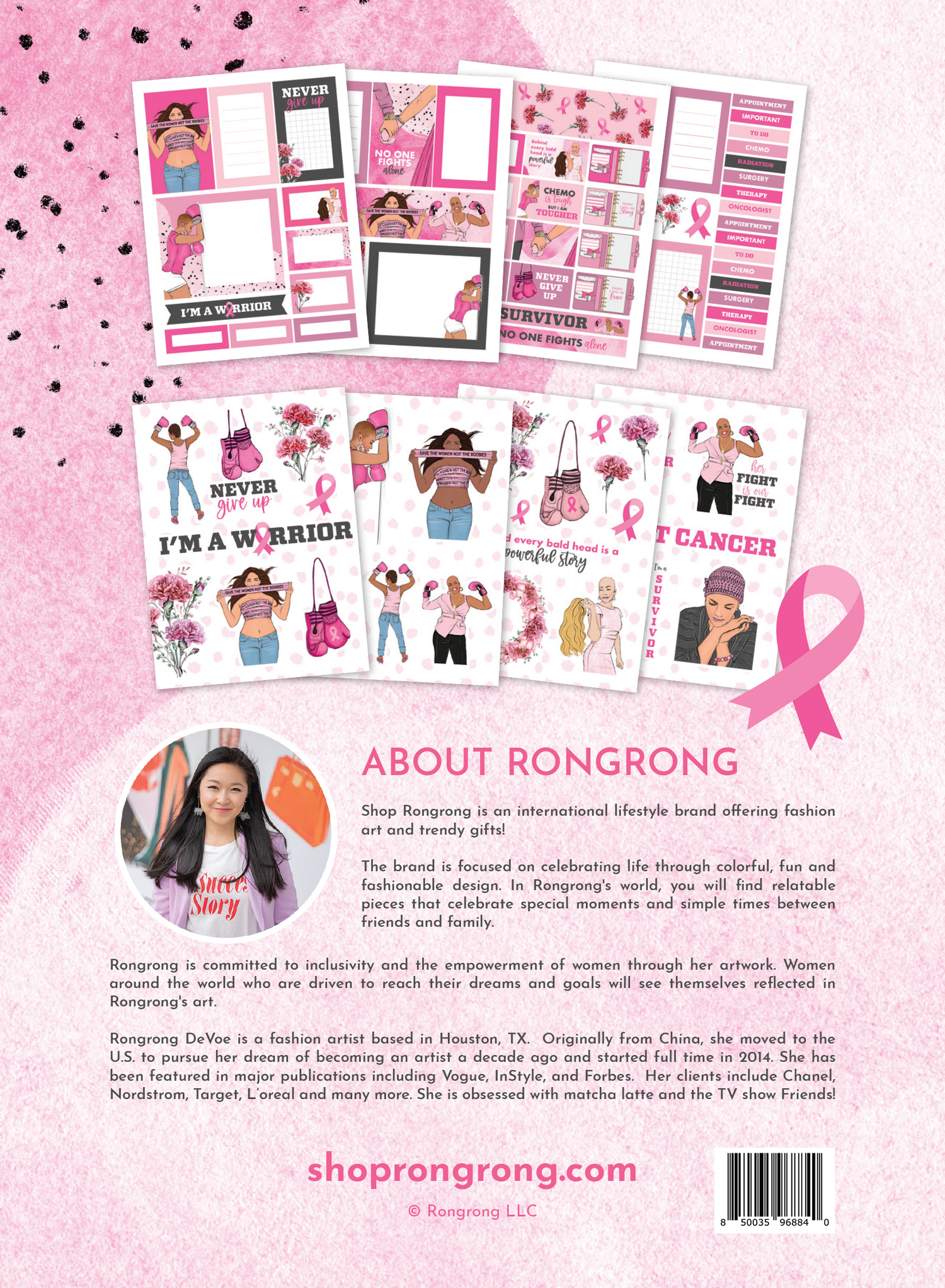 Breast Cancer Sticker Pack [DIGITAL DOWNLOAD]