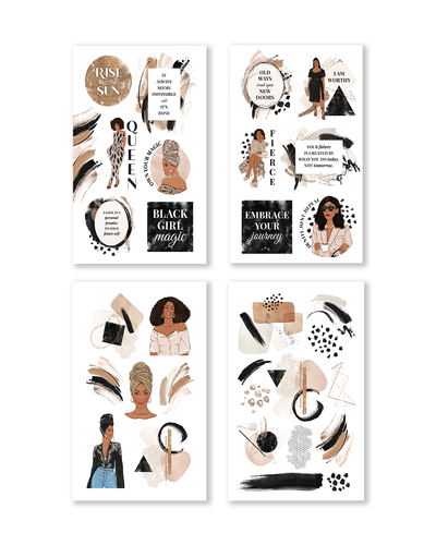 Shop Rongrong Black Gril Magic Sticker Book #2