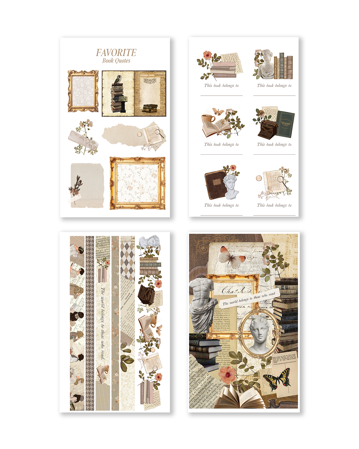 Shop Rongrong Bookwrom Vol. 3 Sticker Book for scrapbooking