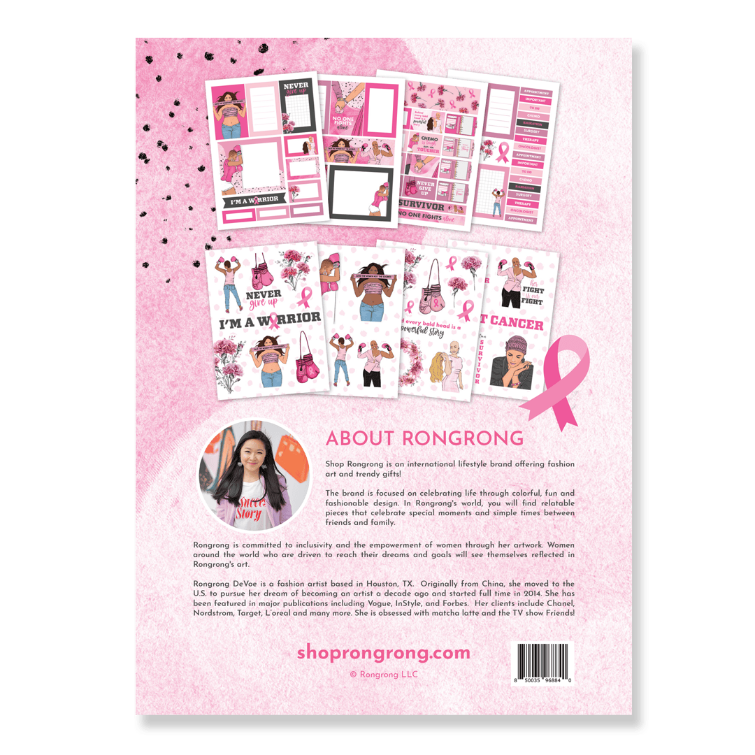 Shop Rongrong Breast Cancer Planner Sticker Pack Cover