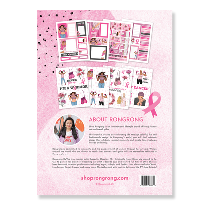 Shop Rongrong Breast Cancer Planner Sticker Pack Cover