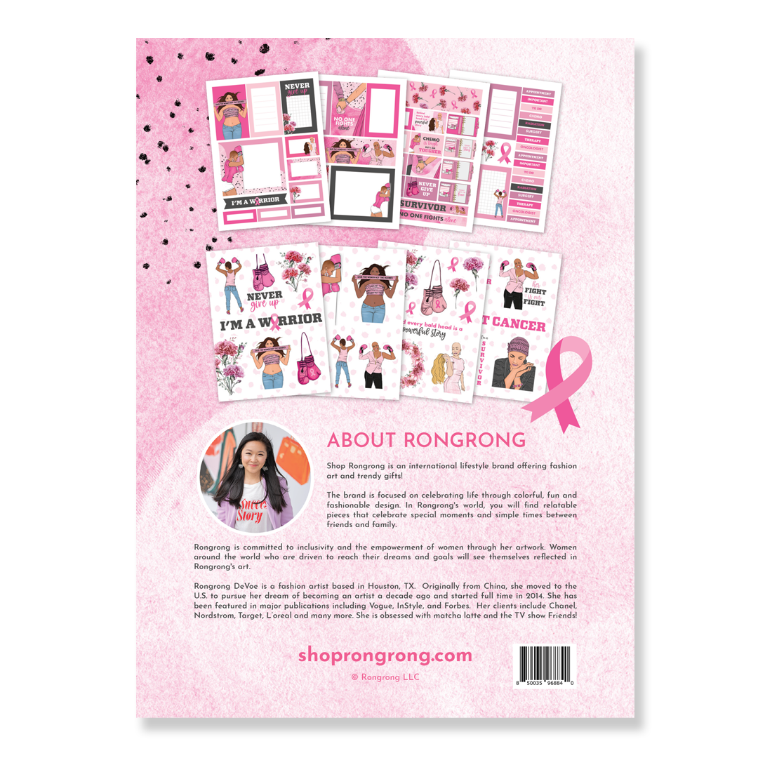 Shop Rongrong Breast Cancer Planner Sticker Pack Cover