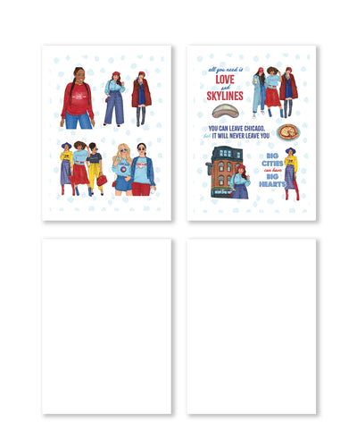 Shop Rongrong Chicago Sticker Pack For Journaling