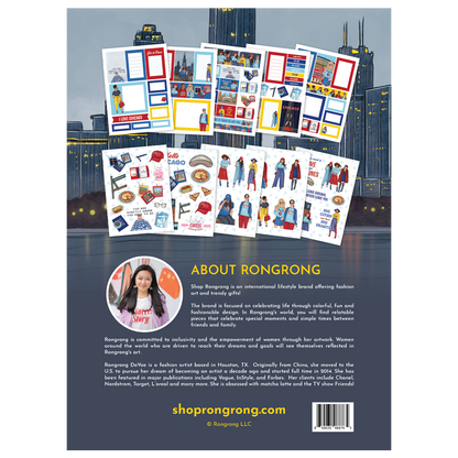 Shop Rongrong Chicago Digital Sticker Pack back cover.