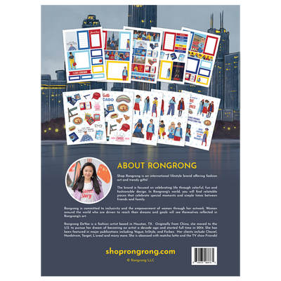 Shop Rongrong Chicago Sticker Pack Back Cover