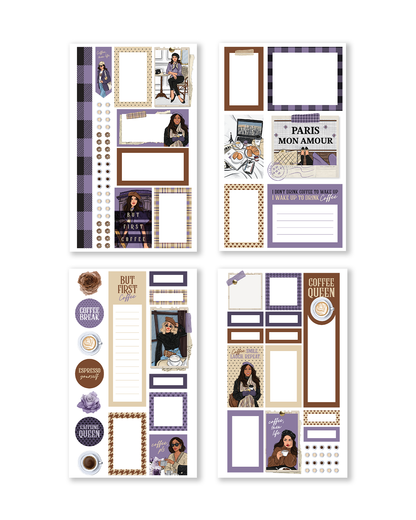 Shop Rongrong Coffee Queen 2 Sticker Book for planner