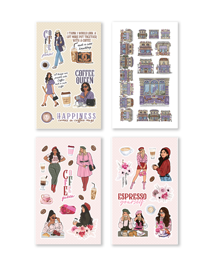 Shop Rongrong Coffee Queen 2 Sticker Book