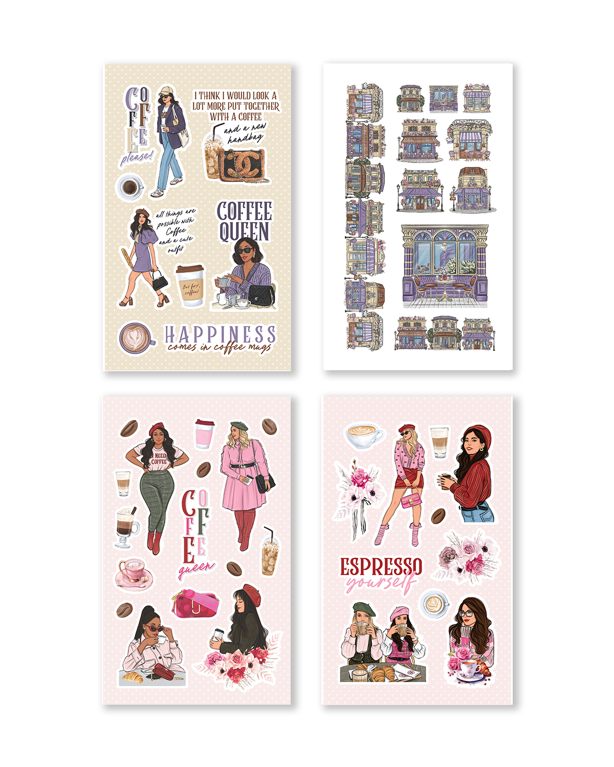 Shop Rongrong Coffee Queen 2  Digital Sticker Book 