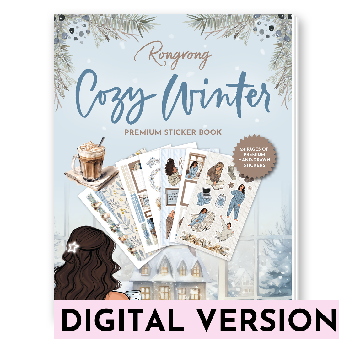 Shop Rongrong Cozy Winter Digital Sticker Book