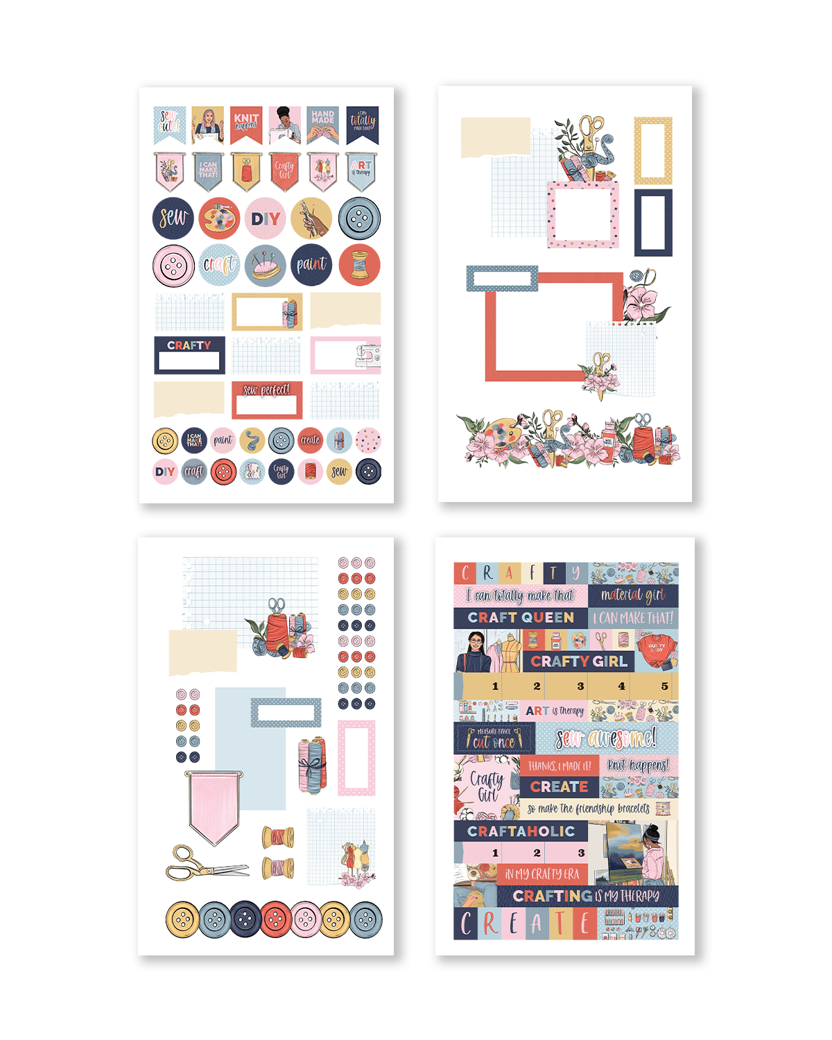 Shop Rongrong Let's Get Crafty Digital Sticker Book