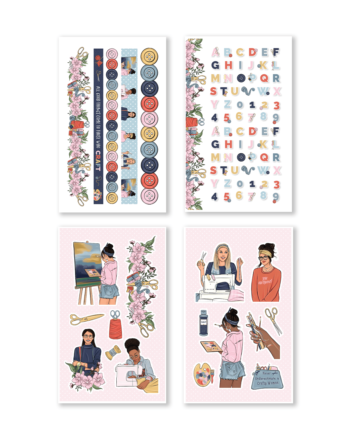 Shop Rongrong Let's Get Crafty Digital Sticker Book
