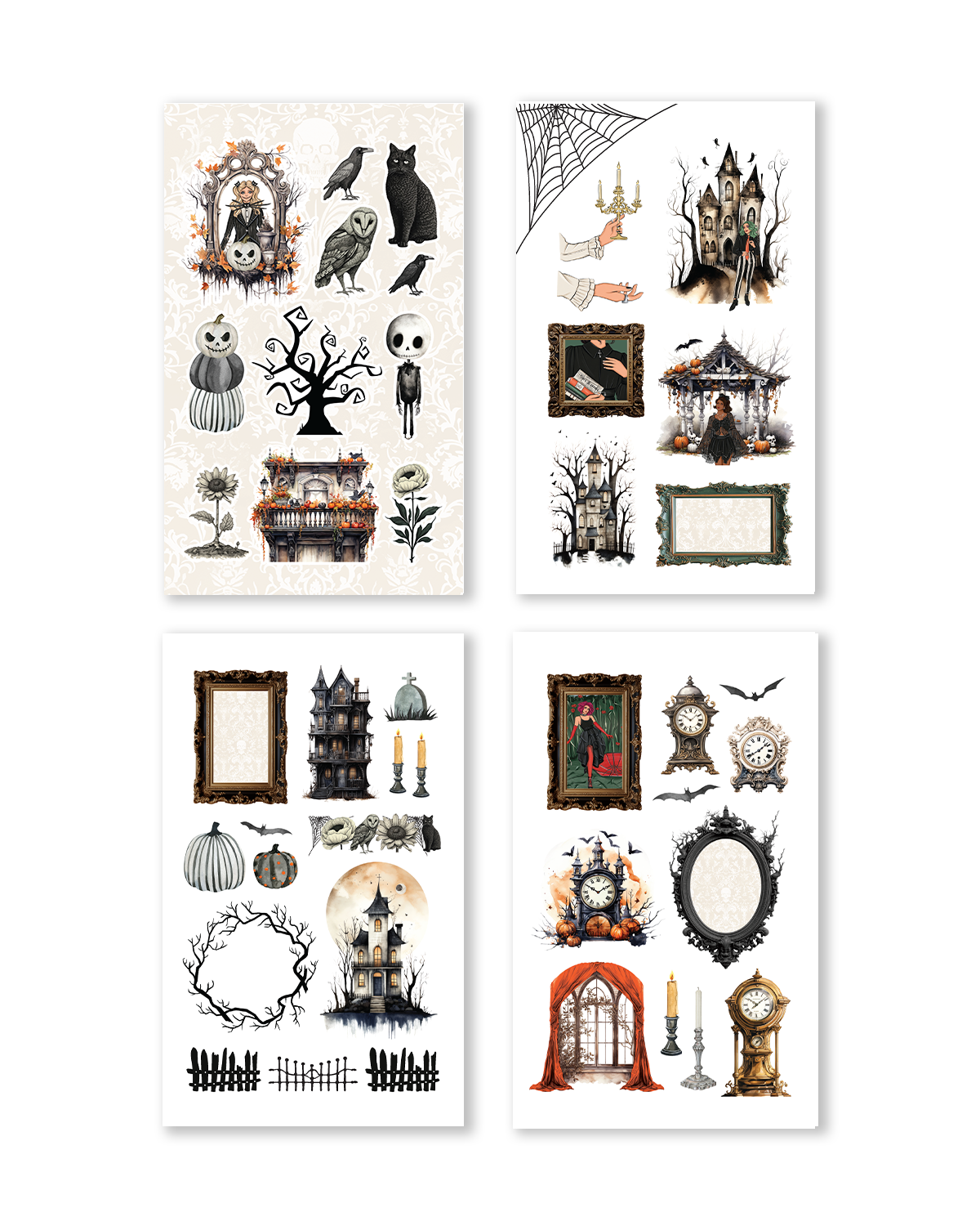 Shop Rongrong Creepy Hollow Sticker BookShop Rongrong Creepy Hollow Digital Sticker Book