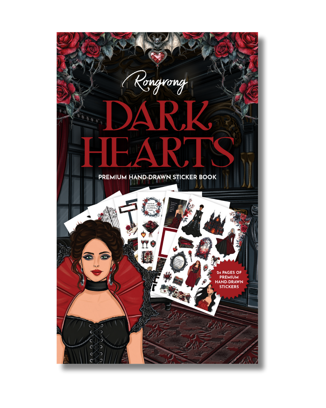 Dark Hearts Sticker Book
