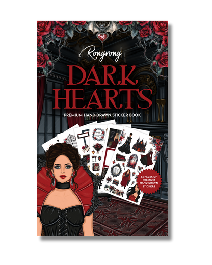 Dark Hearts Sticker Book