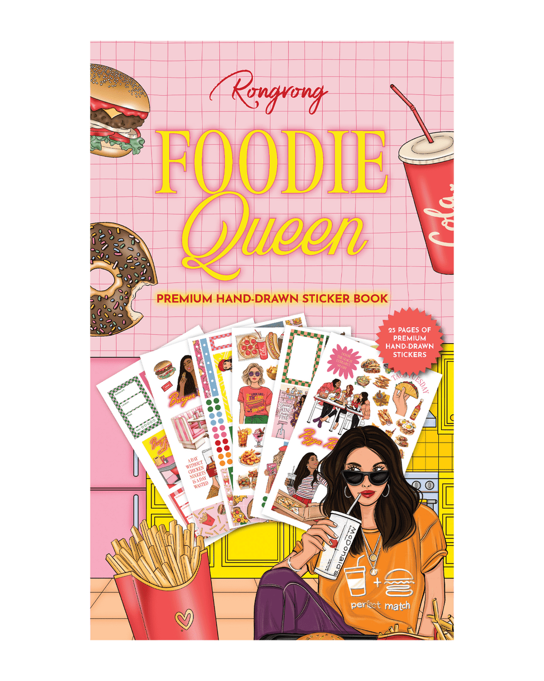 Foodie Queen Sticker Book
