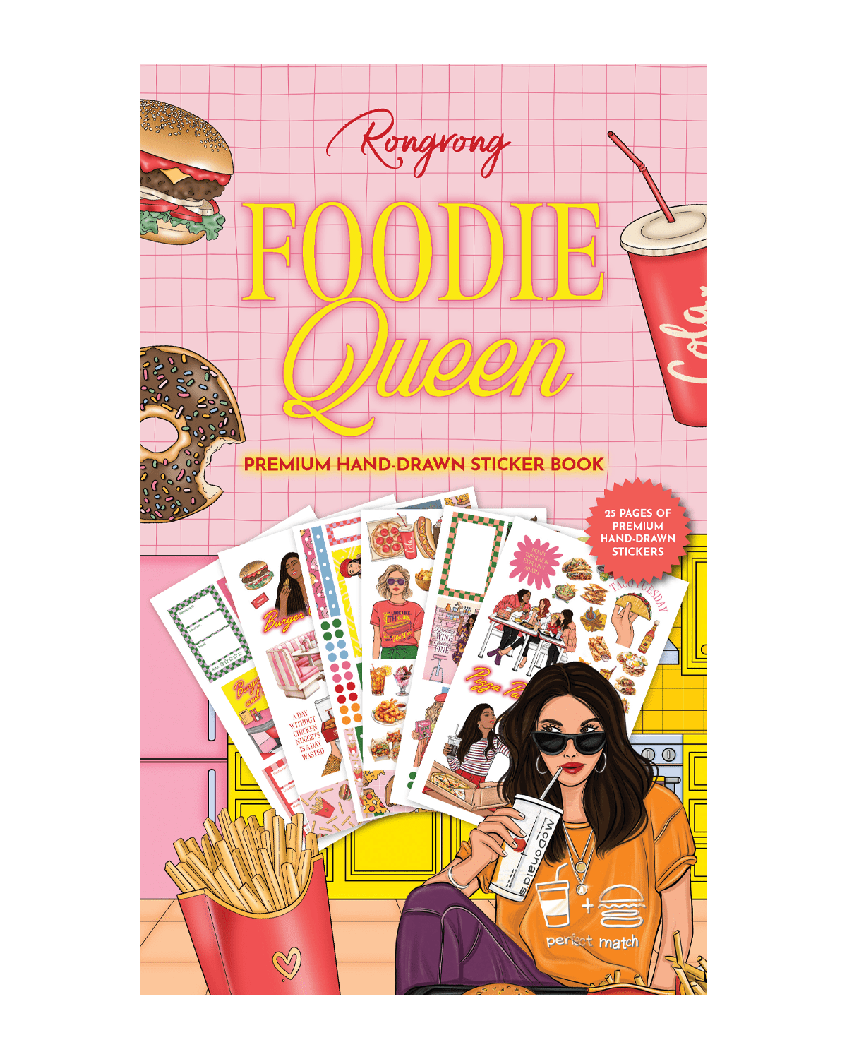 Foodie Queen Sticker Book  