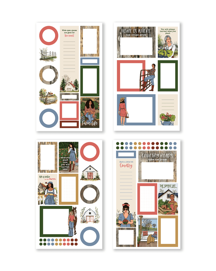 Shop Rongrong Planner Stickers Pre Cut PET Tapes Book Journals Shop rongrong planner stickers pre cut pet tapes book journals