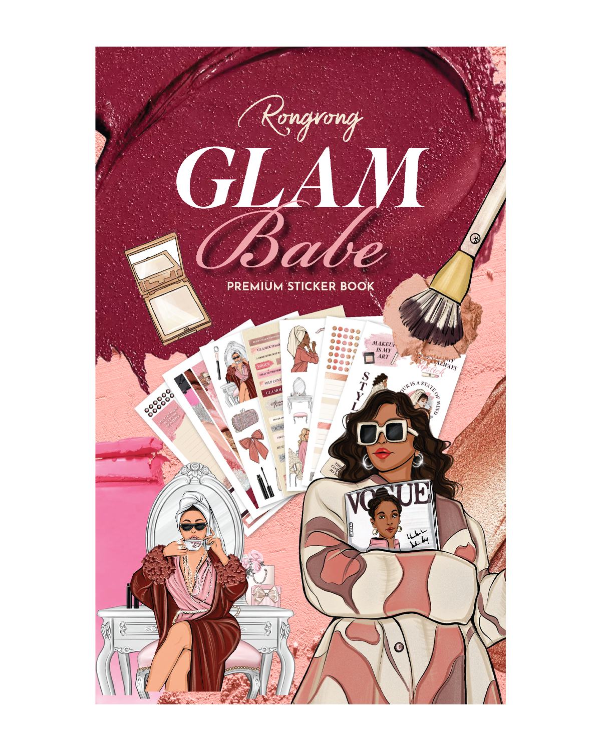 Shop Rongrong Glam Babe Sticker Book